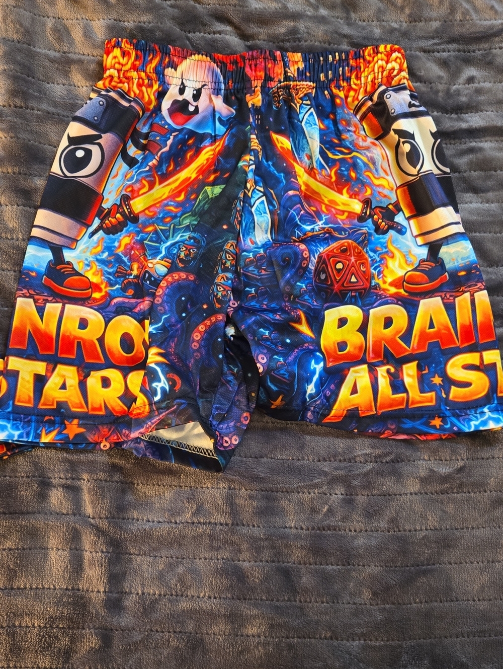 Boys Matching Loungewear Short Set Featuring Brainrot All Star Design - Picture 5 of 6